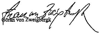 G�ran von Zweigbergk